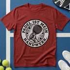 Padel ist mein Handwerk Wappen T-Shirt