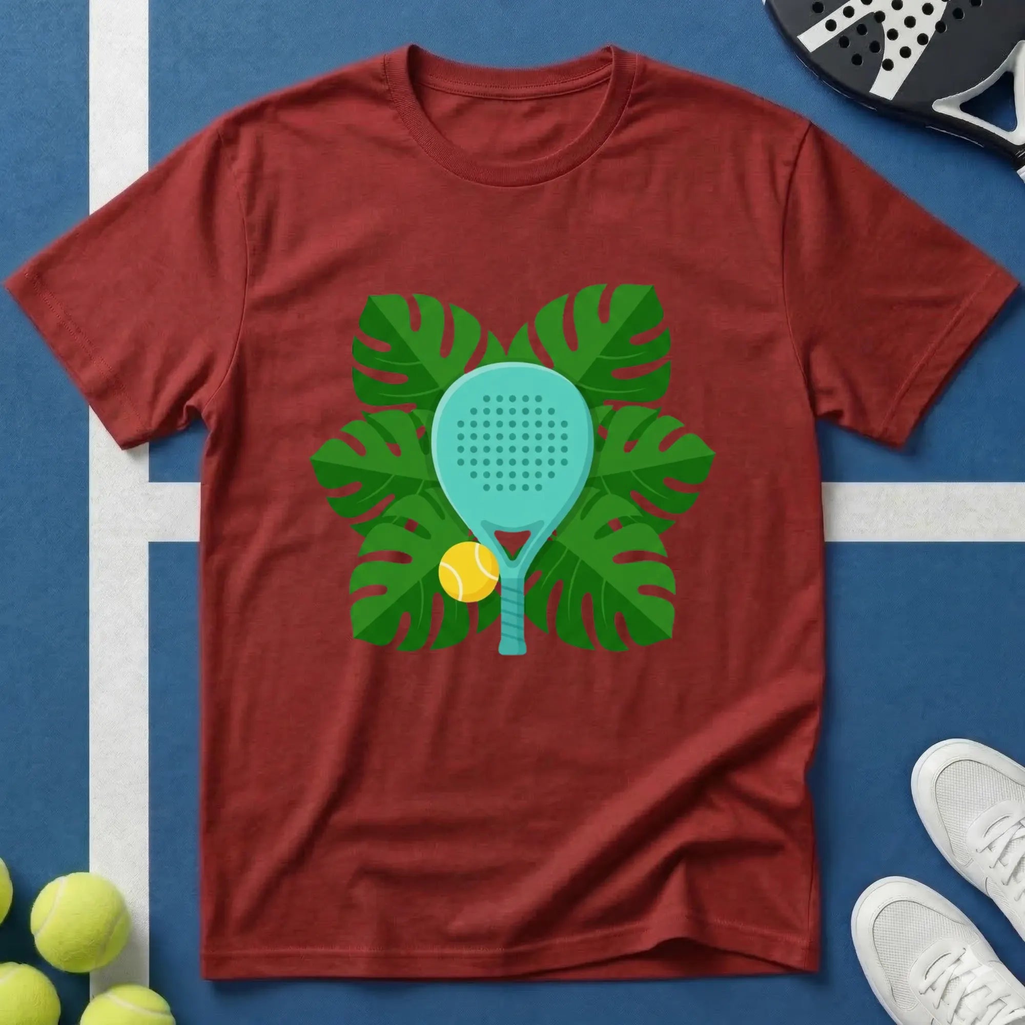 Botanisches Padel T-Shirt