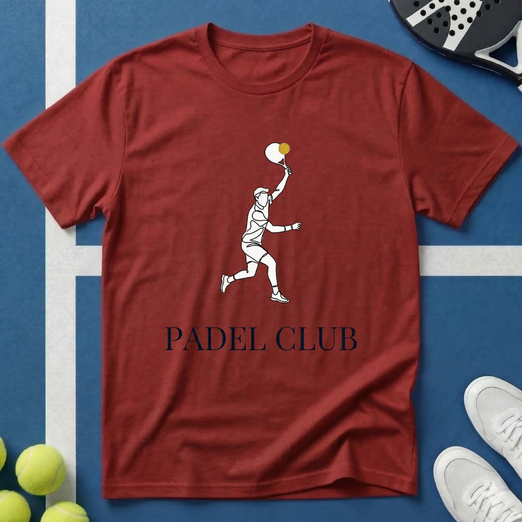 Padel Club Line Art T-Shirt