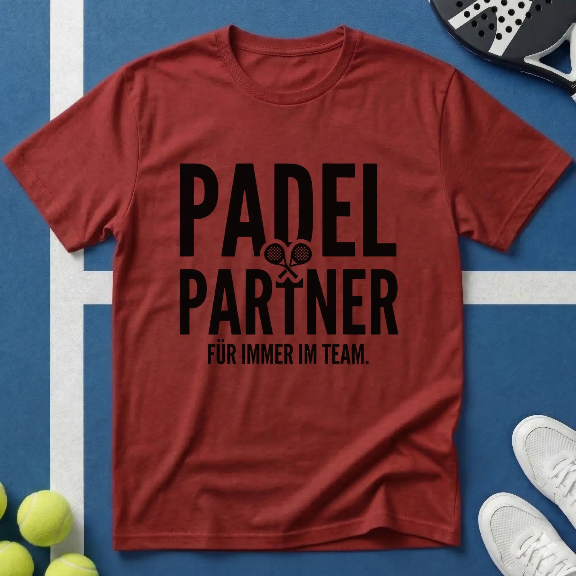 Padel Partner für immer im Team T-Shirt