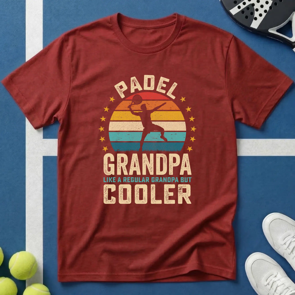 Padel dad like a regular dad but cool T-Shirt