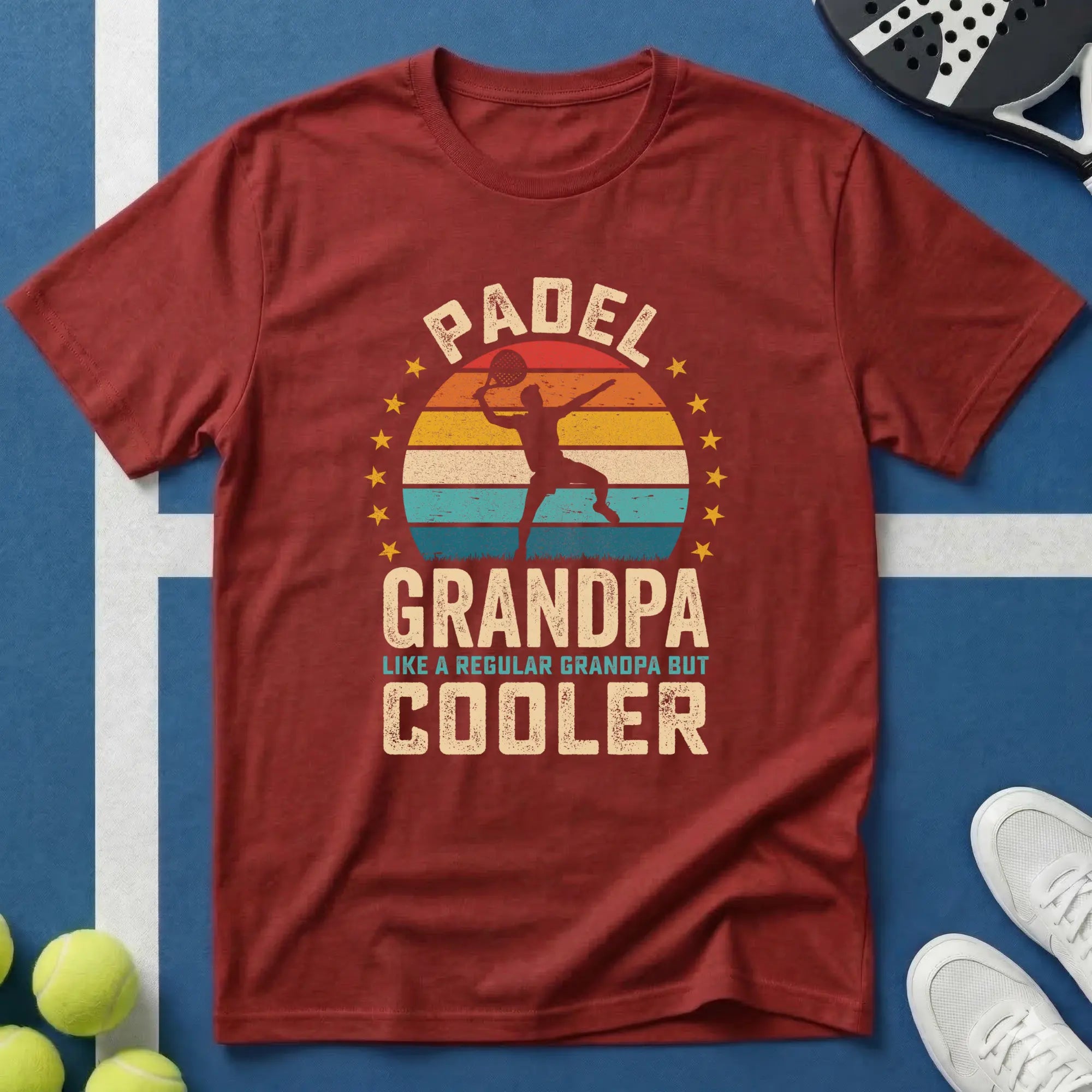 Padel dad like a regular dad but cool T-Shirt