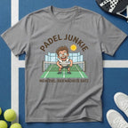 Padel Junkie mit Ziel T-Shirt