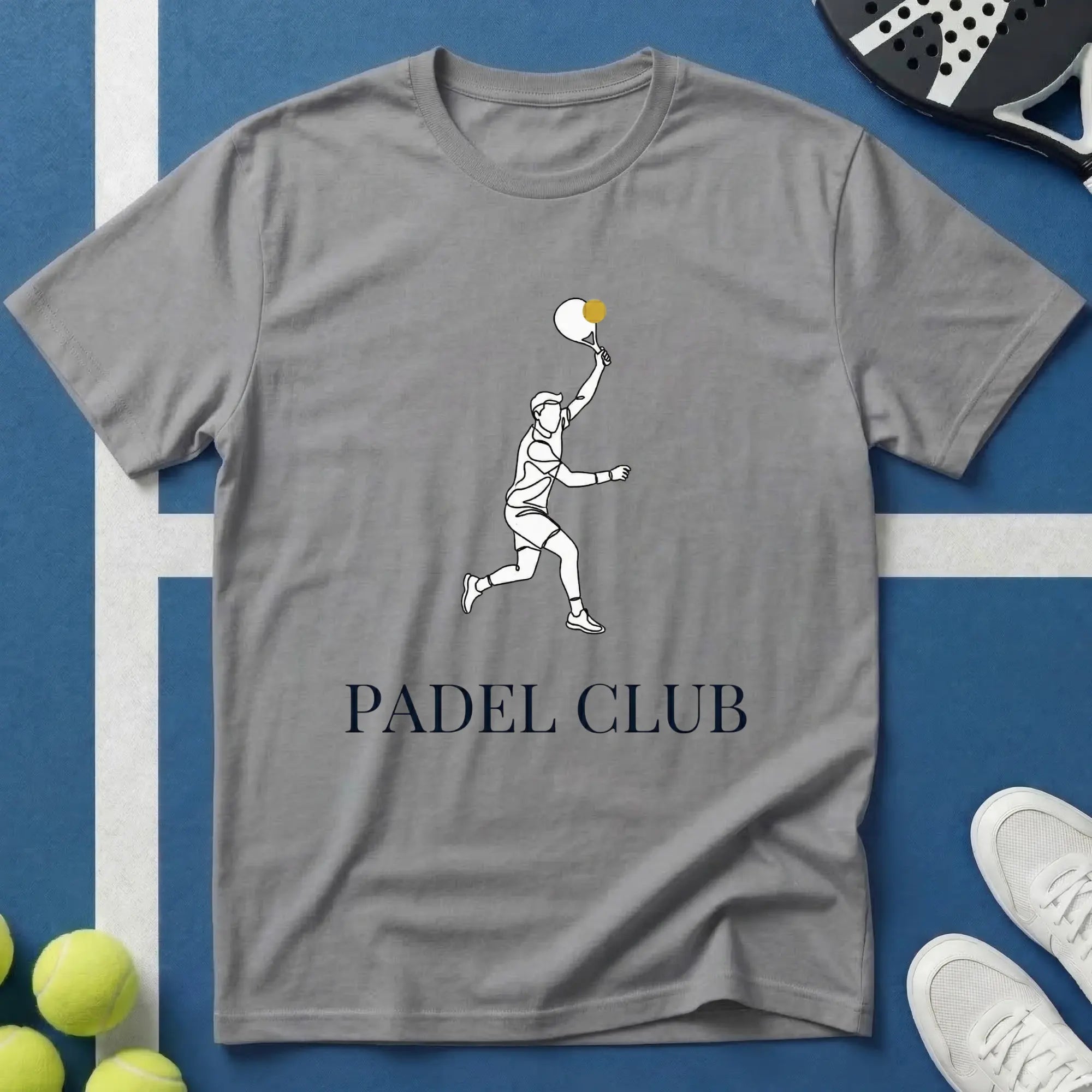 Padel Club Line Art T-Shirt