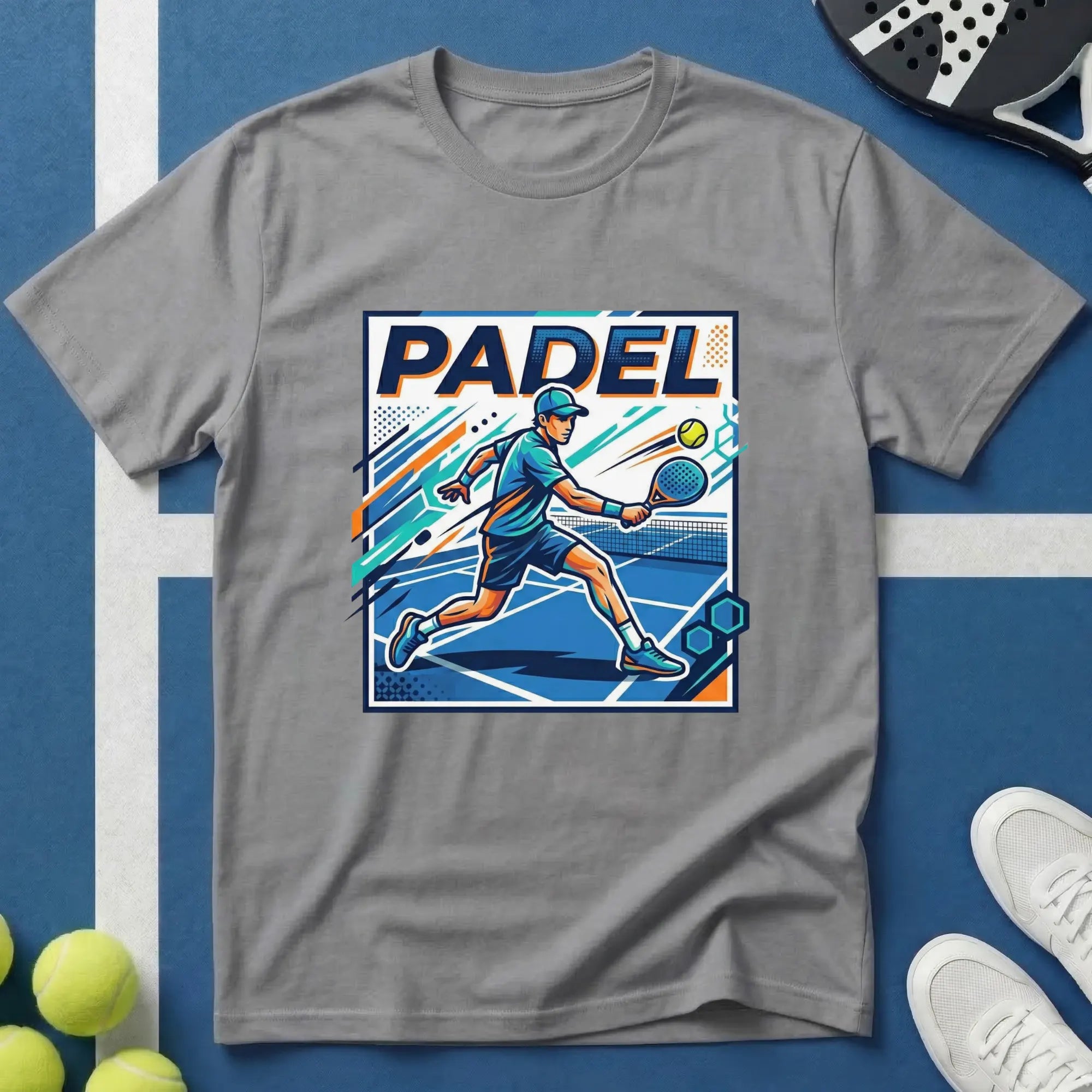 Padel Retro Spieler T-Shirt