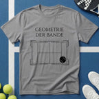 Padel Geometrie der Bande T-Shirt