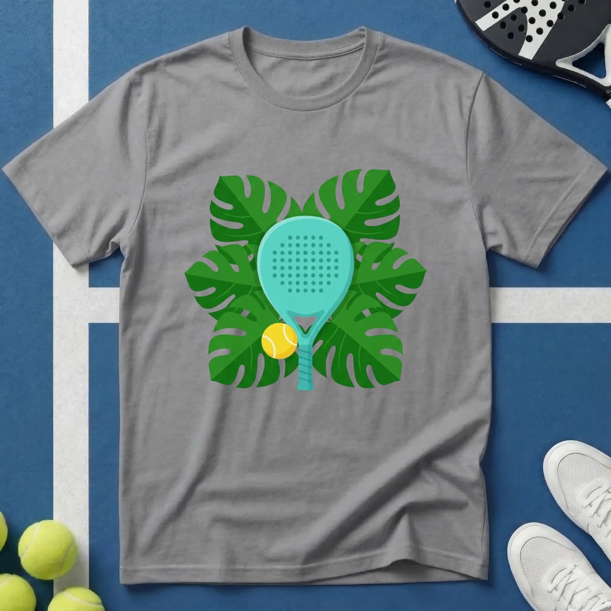 Botanisches Padel T-Shirt