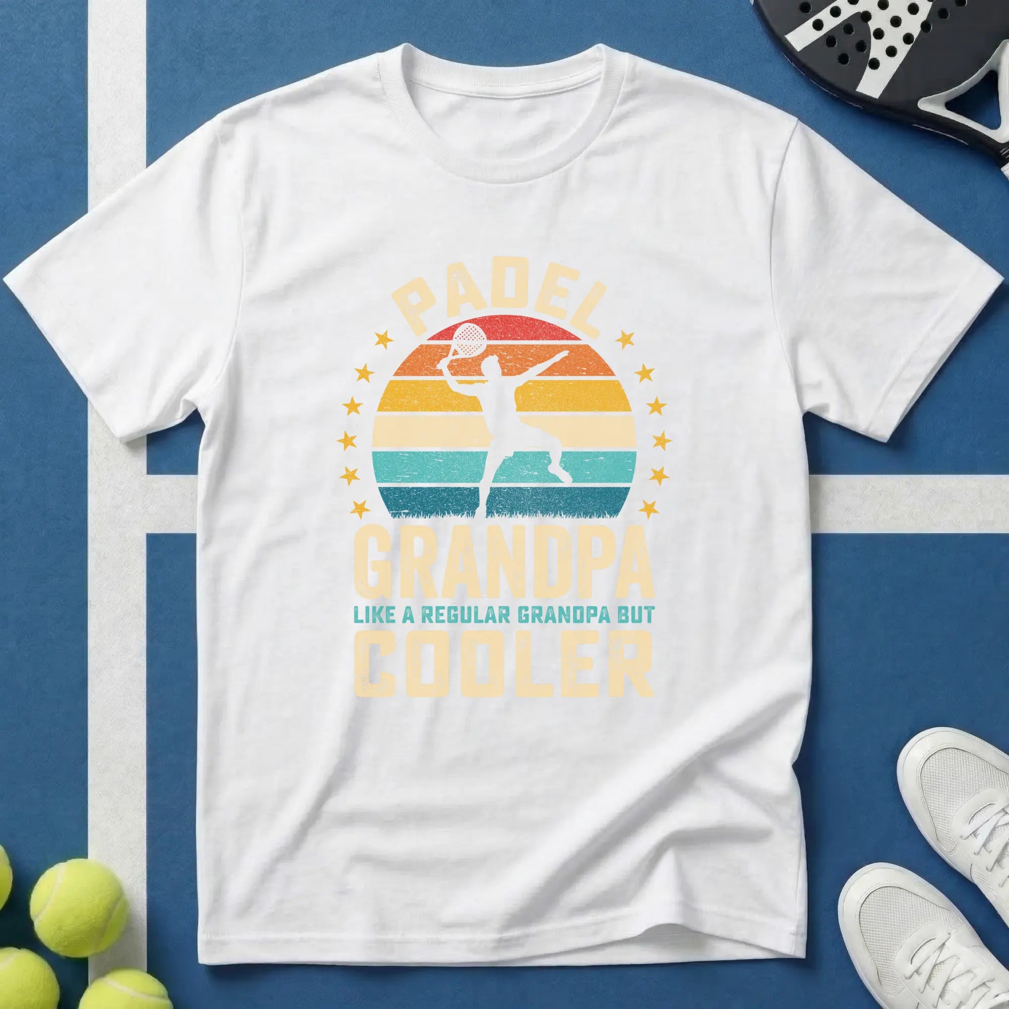 Padel dad like a regular dad but cool T-Shirt