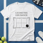 Padel Geometrie der Bande T-Shirt