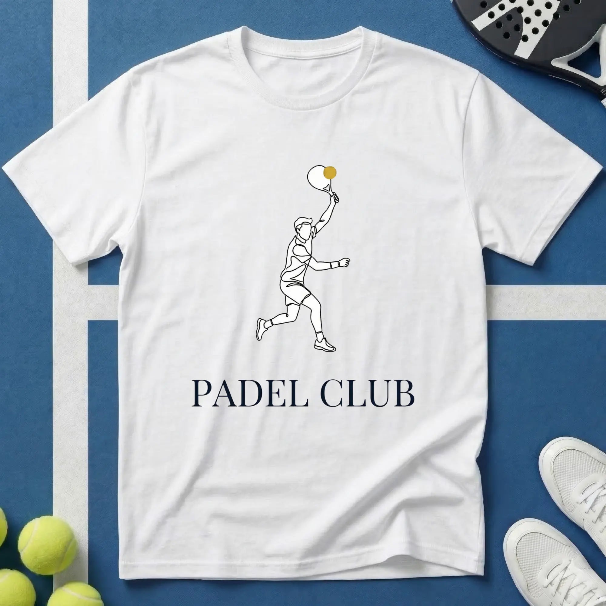 Padel Club Line Art T-Shirt