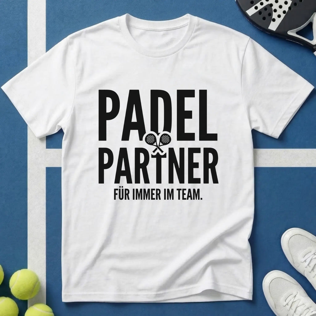 Padel Partner für immer im Team T-Shirt