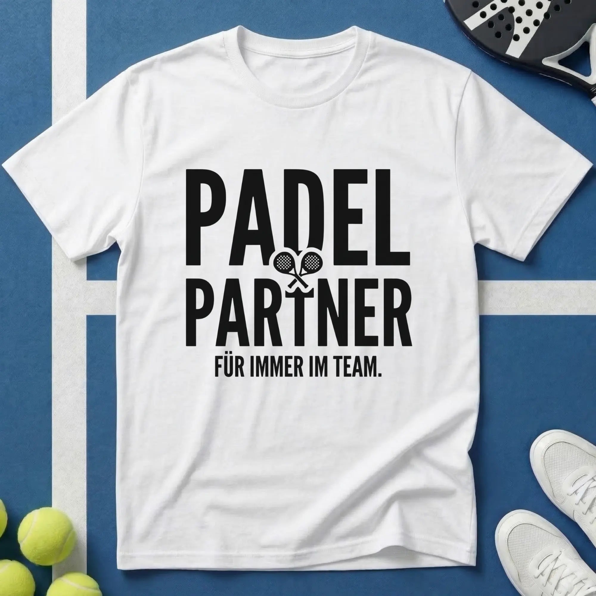 Padel Partner für immer im Team T-Shirt