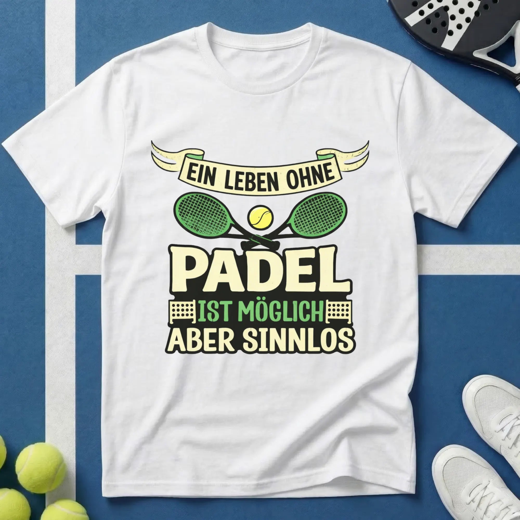 Ein Leben ohne Padel ist möglich aber sinnlos T-Shirt