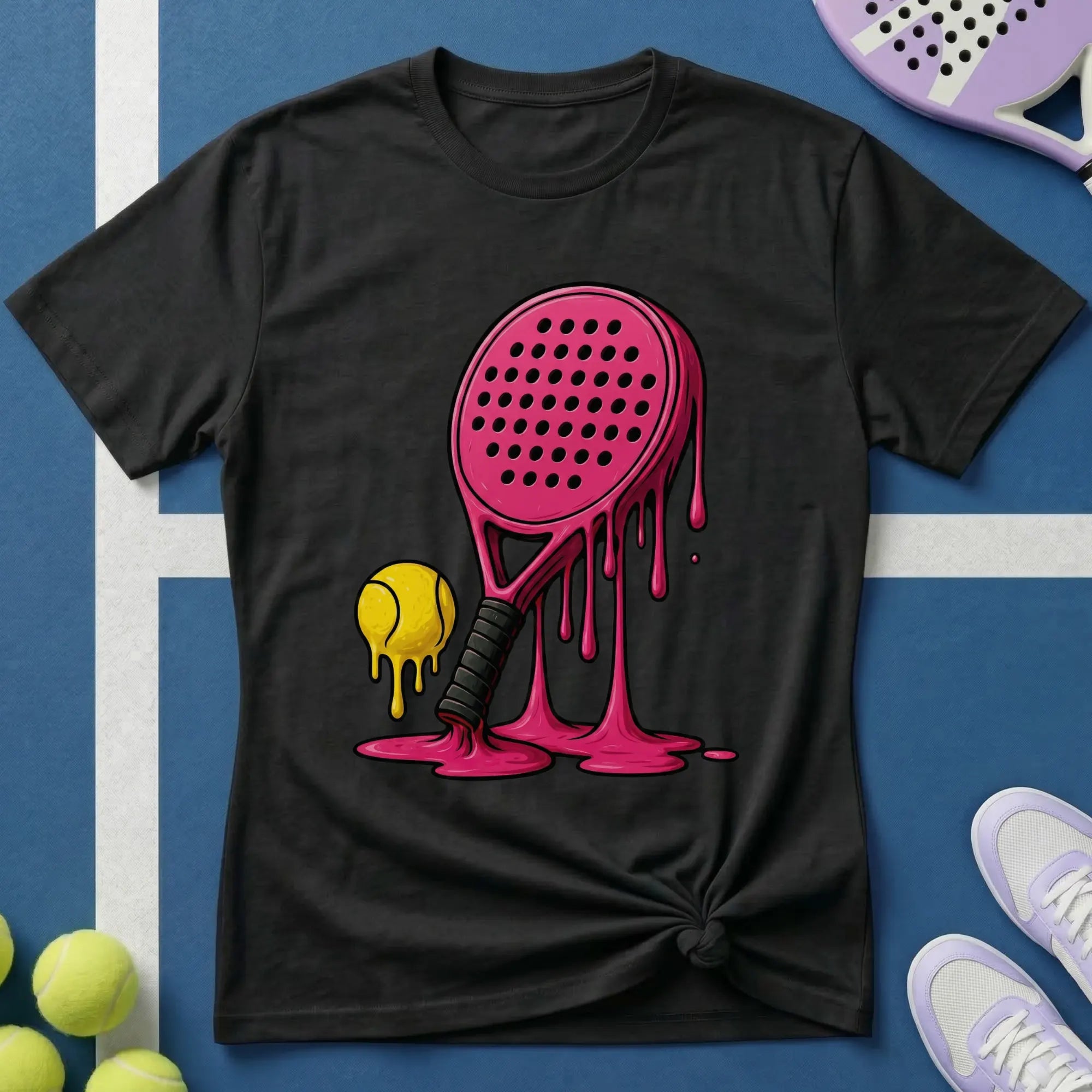 Dripping pink Padel T-Shirt