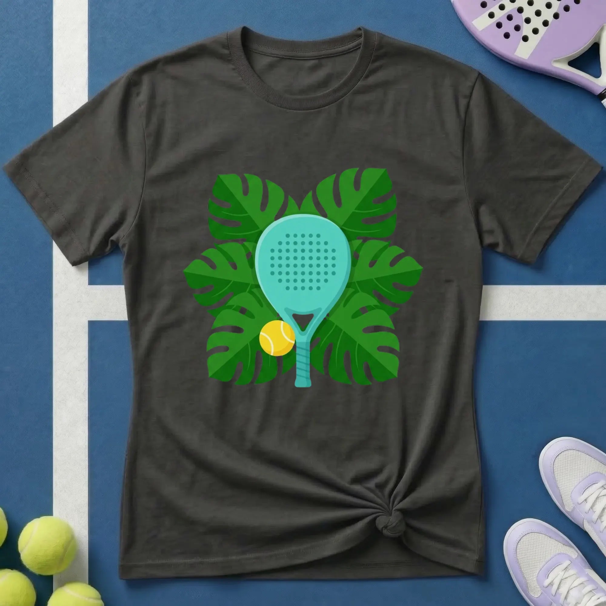 Botanisches Padel T-Shirt