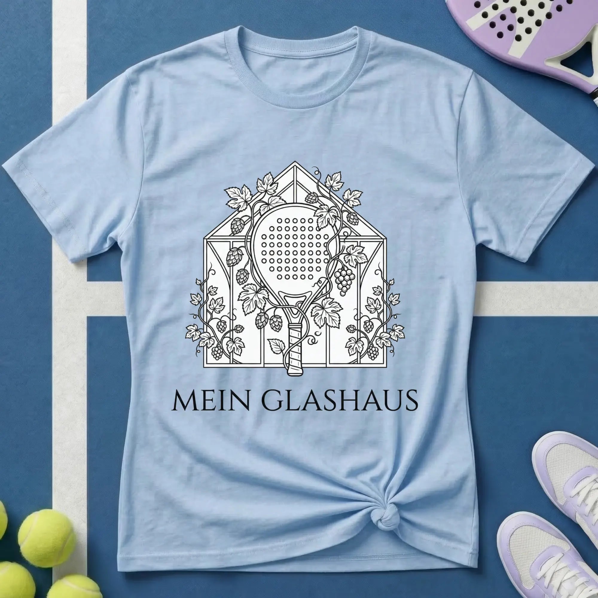 Padel mein Glashaus T-Shirt