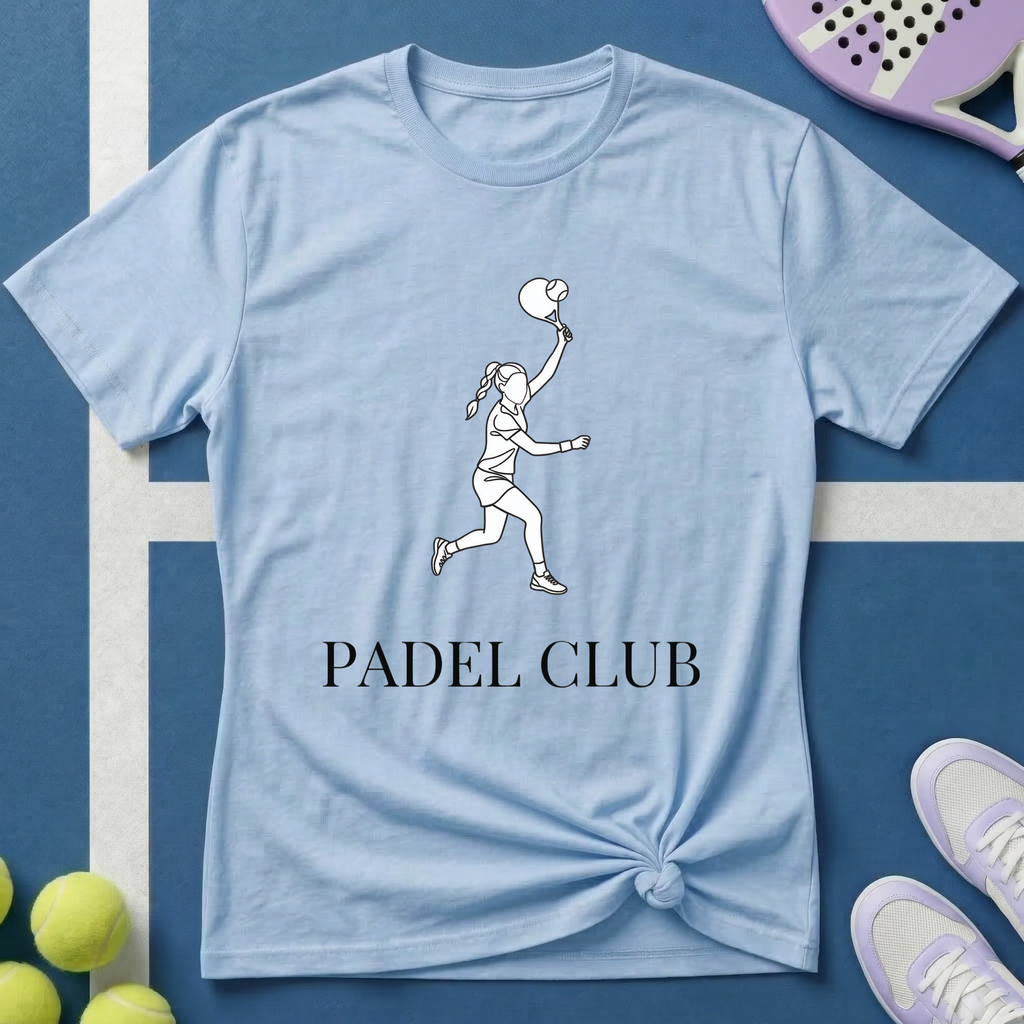 Padel Club Line Art T-Shirt