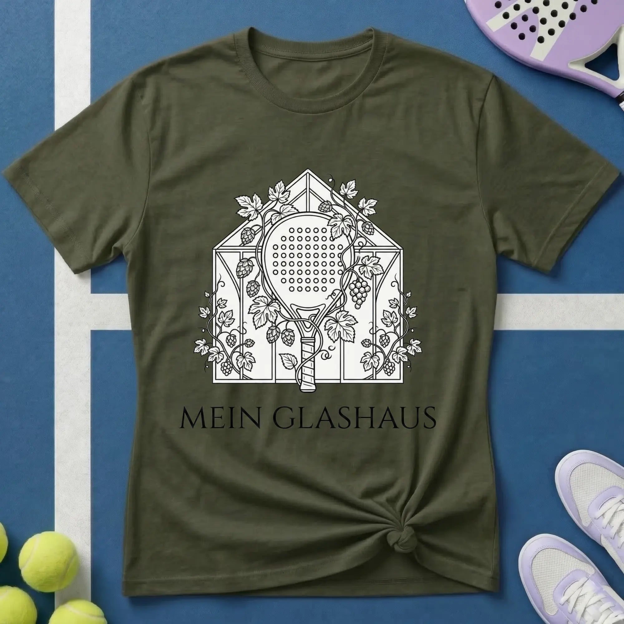 Padel mein Glashaus T-Shirt