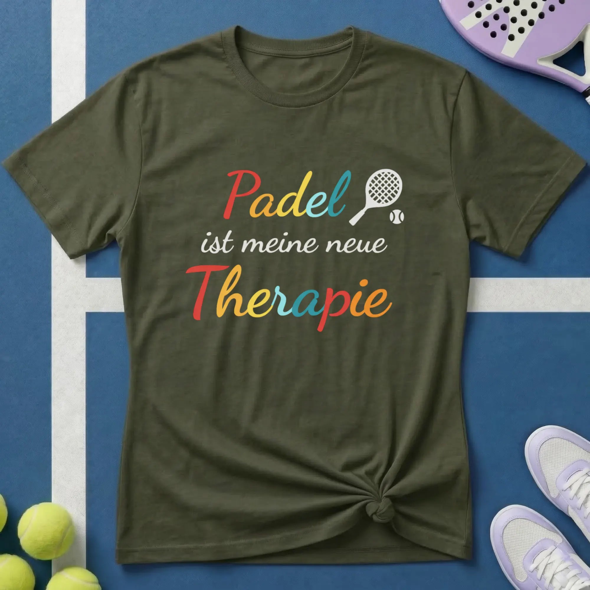 Padel ist meine neue Therapie T-Shirt