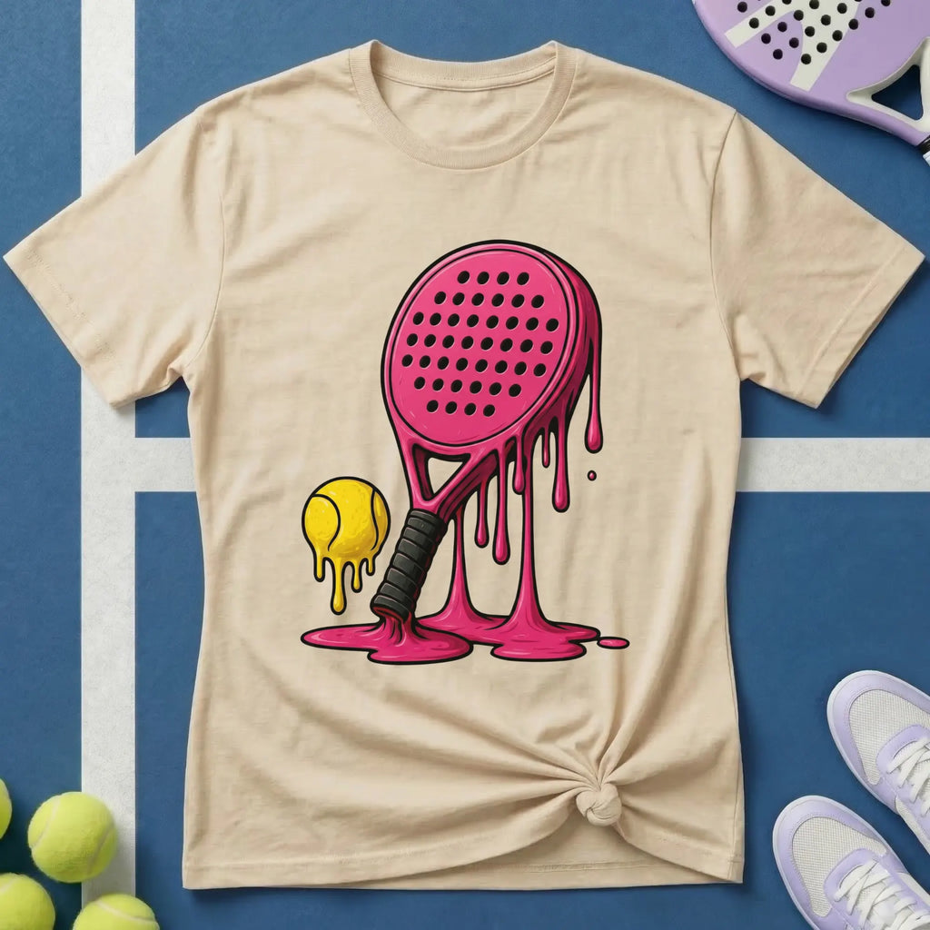 Dripping pink Padel T-Shirt