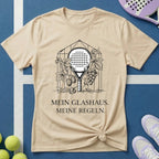 Padel mein Glashaus meine Regeln T-Shirt