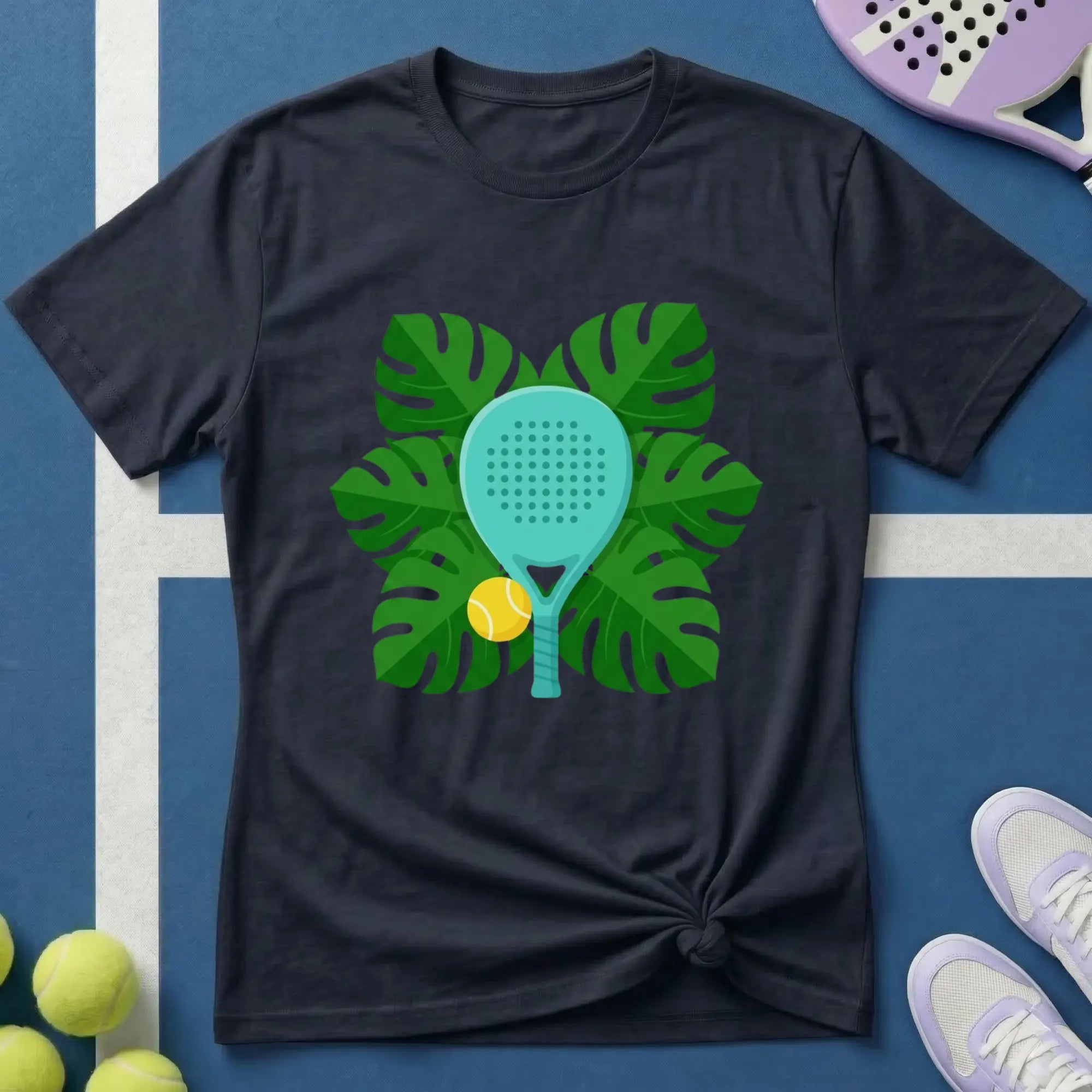 Botanisches Padel T-Shirt