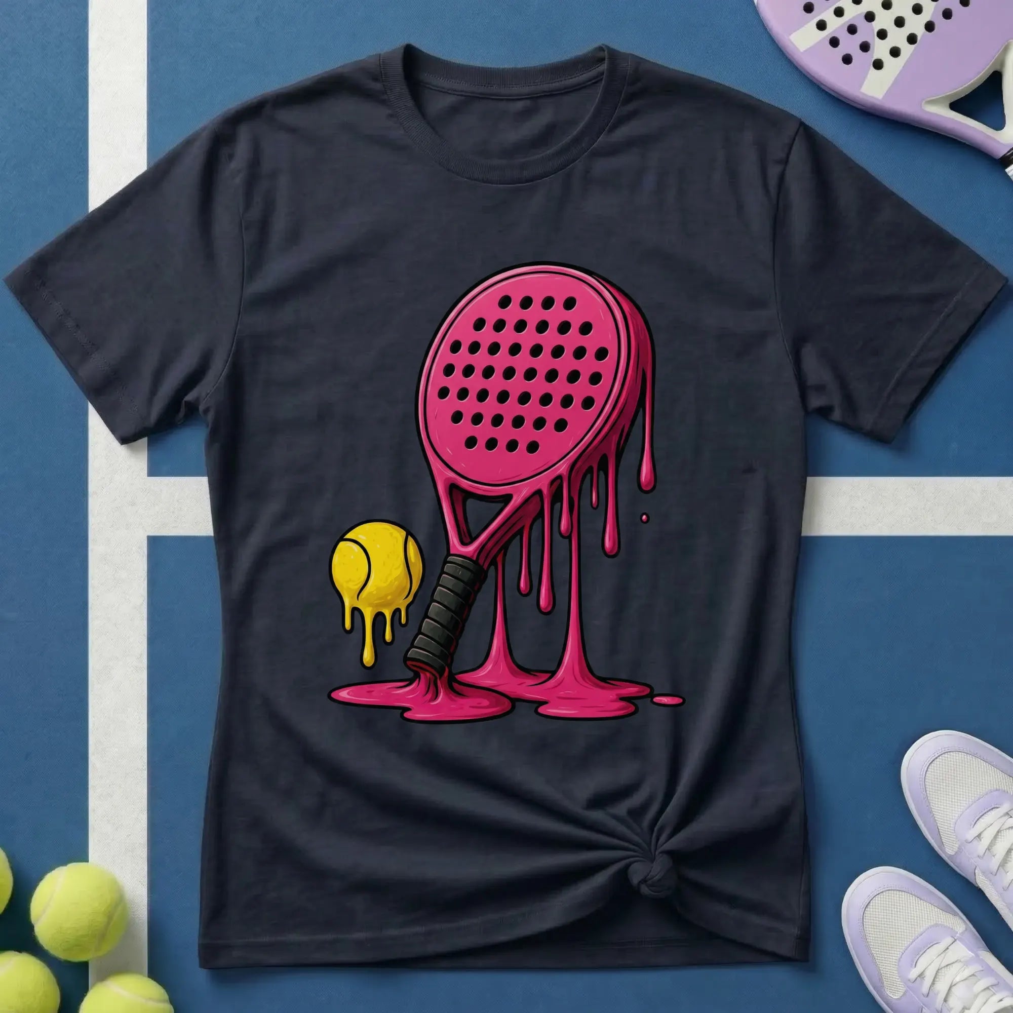 Dripping pink Padel T-Shirt