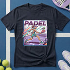 Retro Padel Spielerin T-Shirt