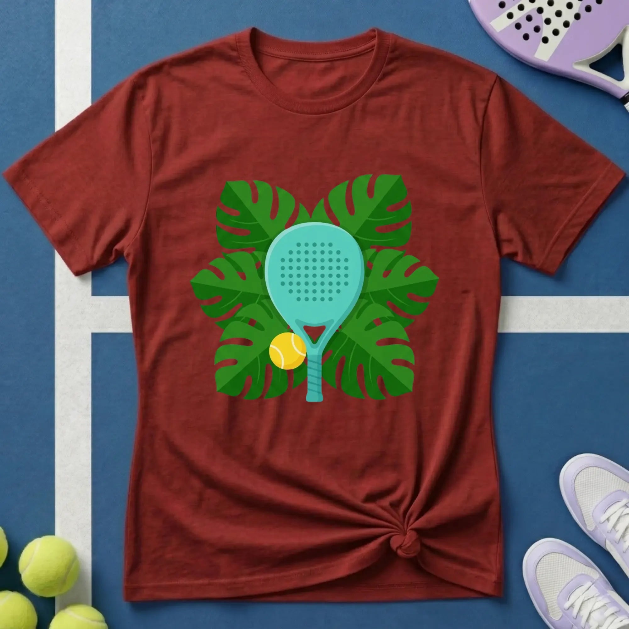 Botanisches Padel T-Shirt