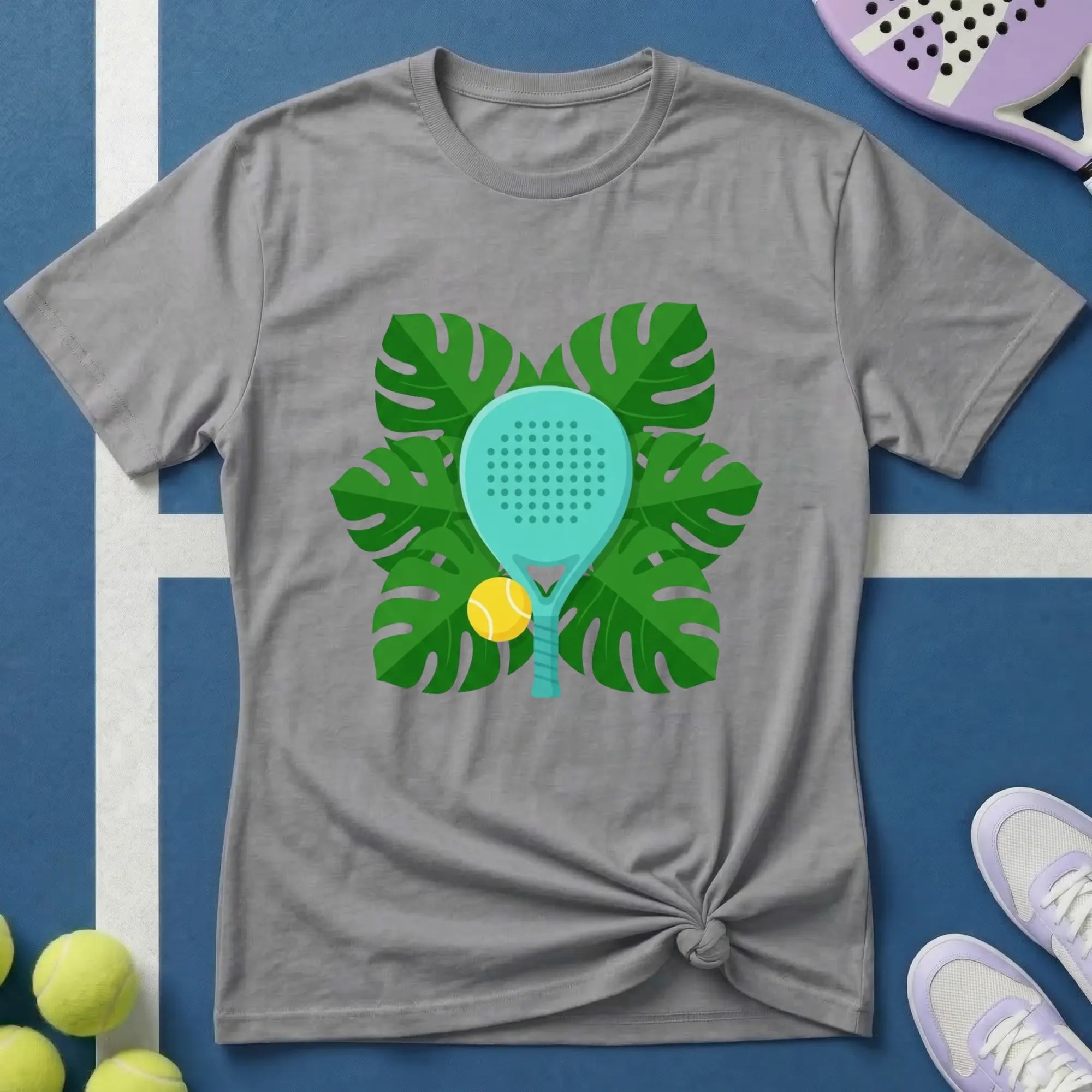 Botanisches Padel T-Shirt