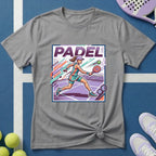 Retro Padel Spielerin T-Shirt