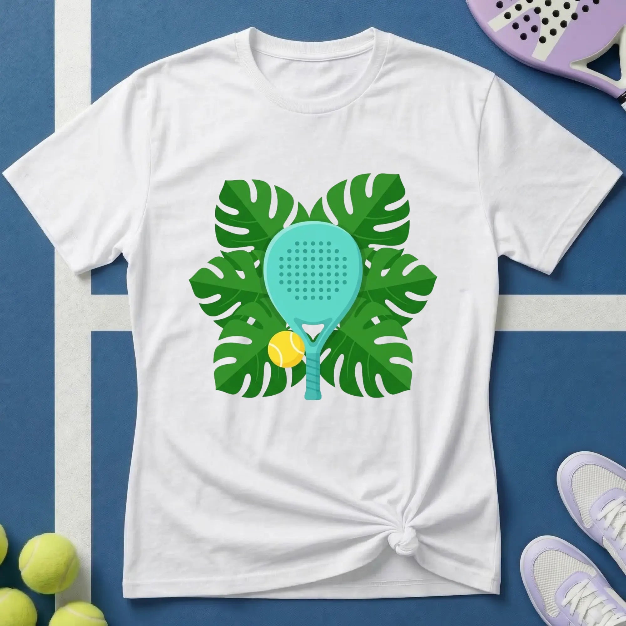 Botanisches Padel T-Shirt