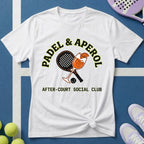 Padel & Aperol After-Court Social Club T‑Shirt