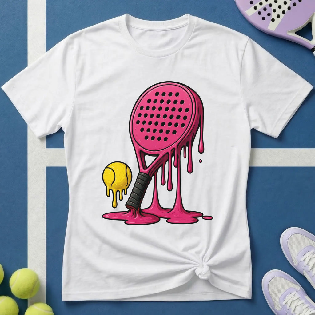 Dripping pink Padel T-Shirt