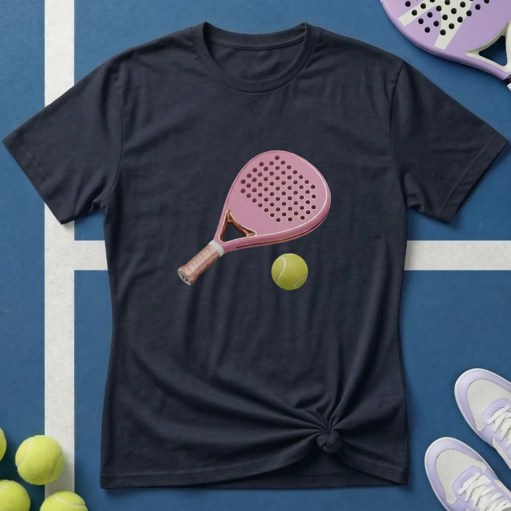 3D Pink Padel T-Shirt