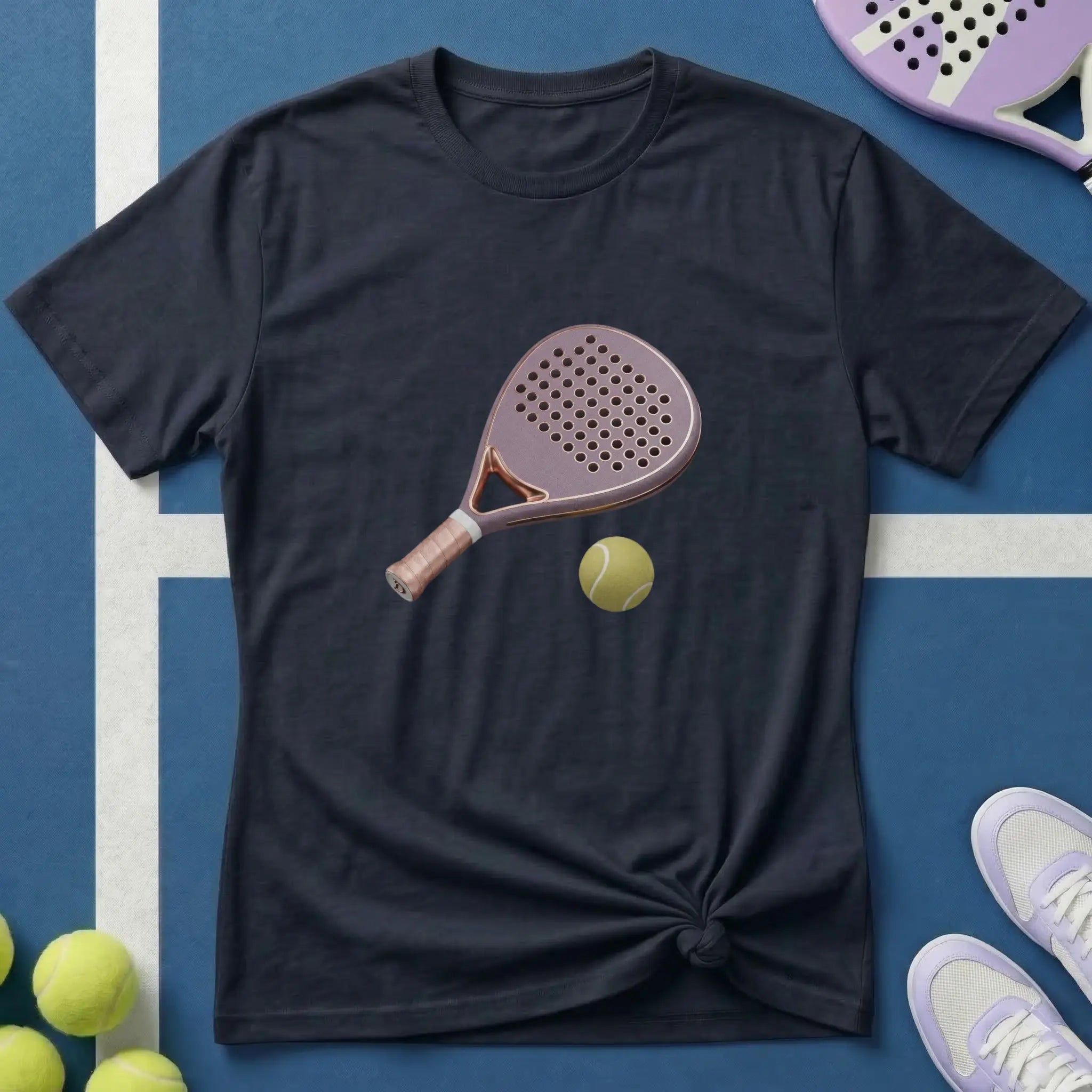 3D Pinkes Padel T-Shirt