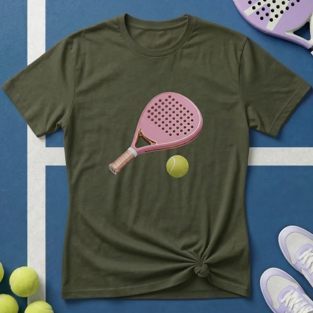 3D Pink Padel T-Shirt