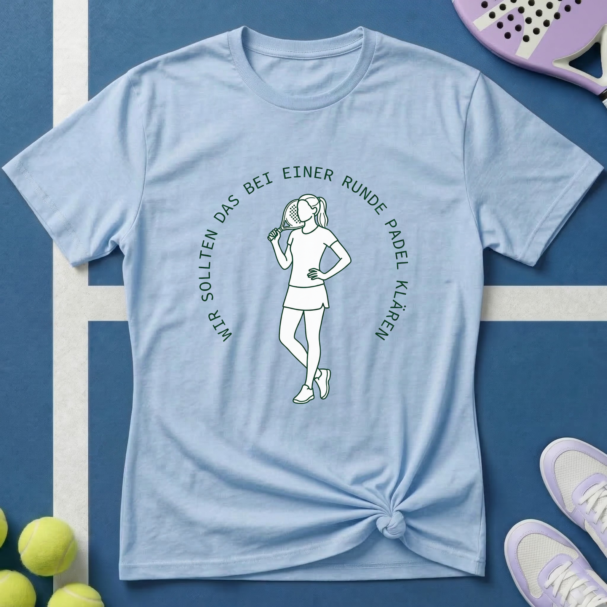 Wir sollten das bei einer Runde Padel klären T-Shirt