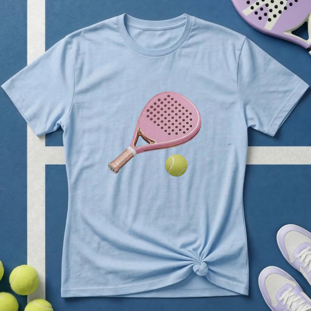 3D Pink Padel T-Shirt