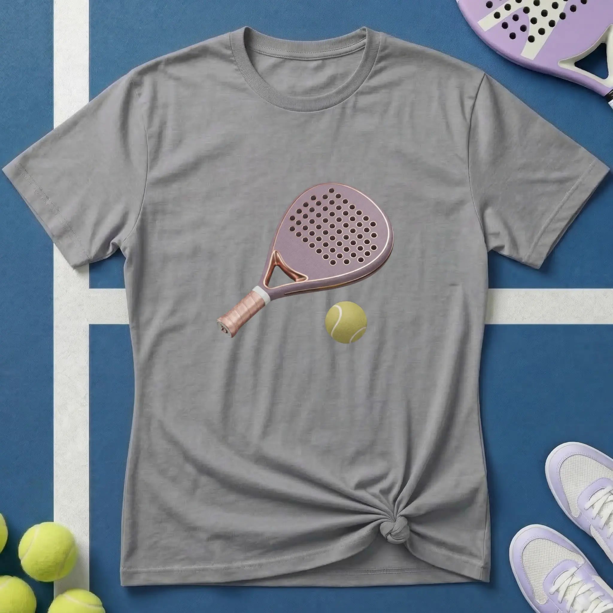 3D Pinkes Padel T-Shirt