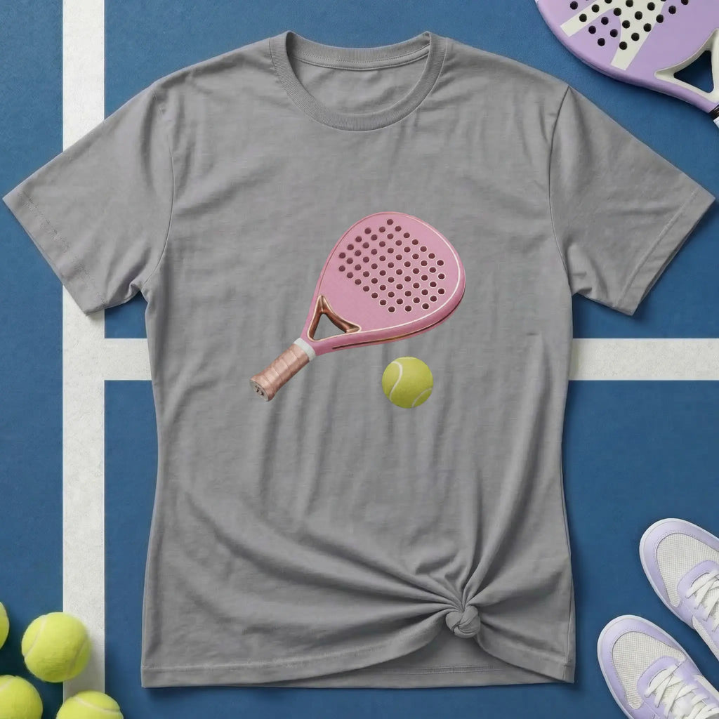 3D Pink Padel T-Shirt