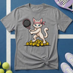 Padel helle Katze T-Shirt
