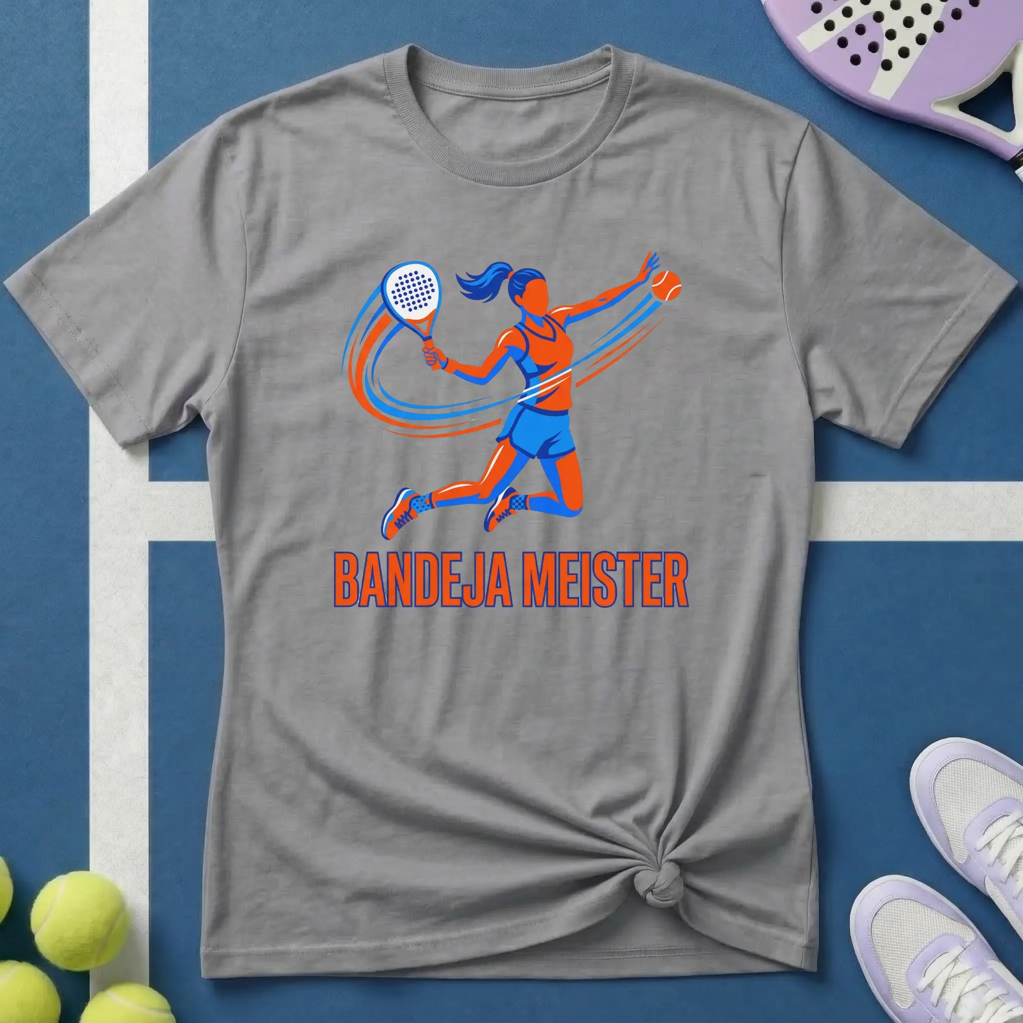 Bandeja Meister Pop Art Spielerin T-Shirt
