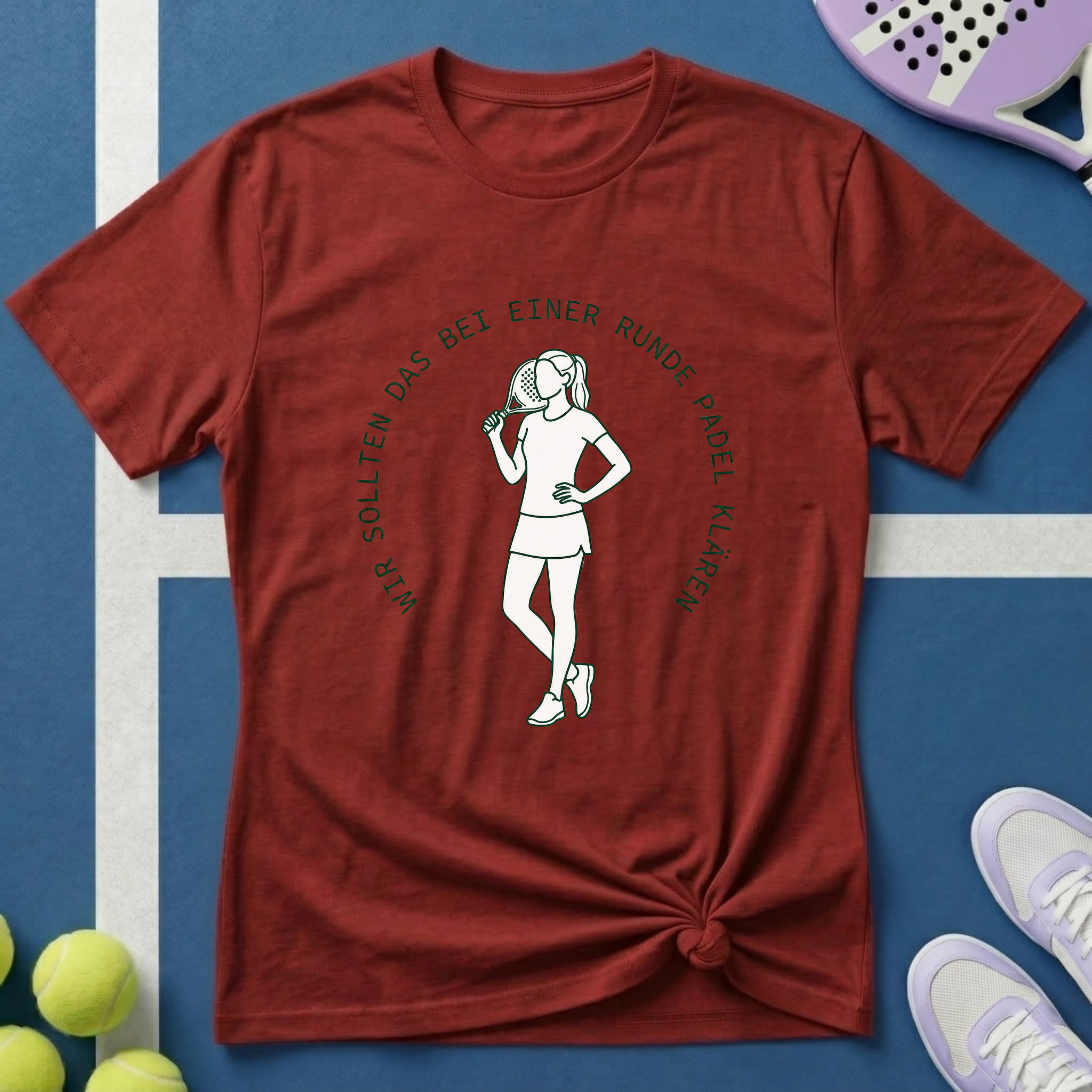 Wir sollten das bei einer Runde Padel klären T-Shirt