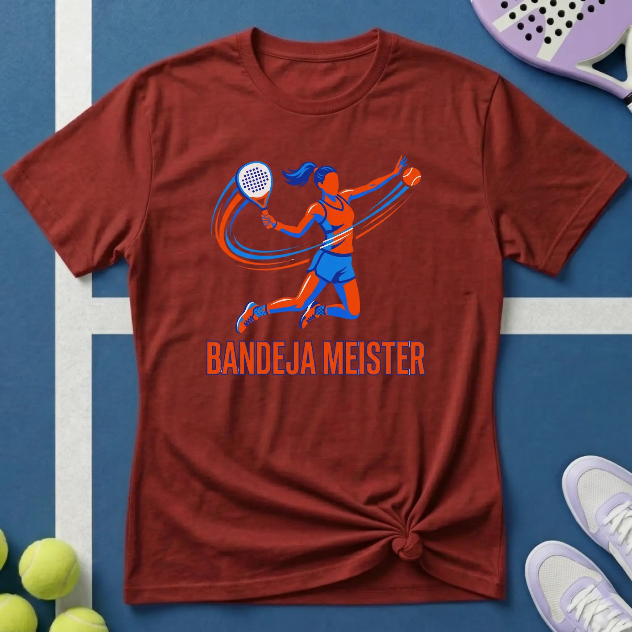 Bandeja Meister Pop Art Spielerin T-Shirt
