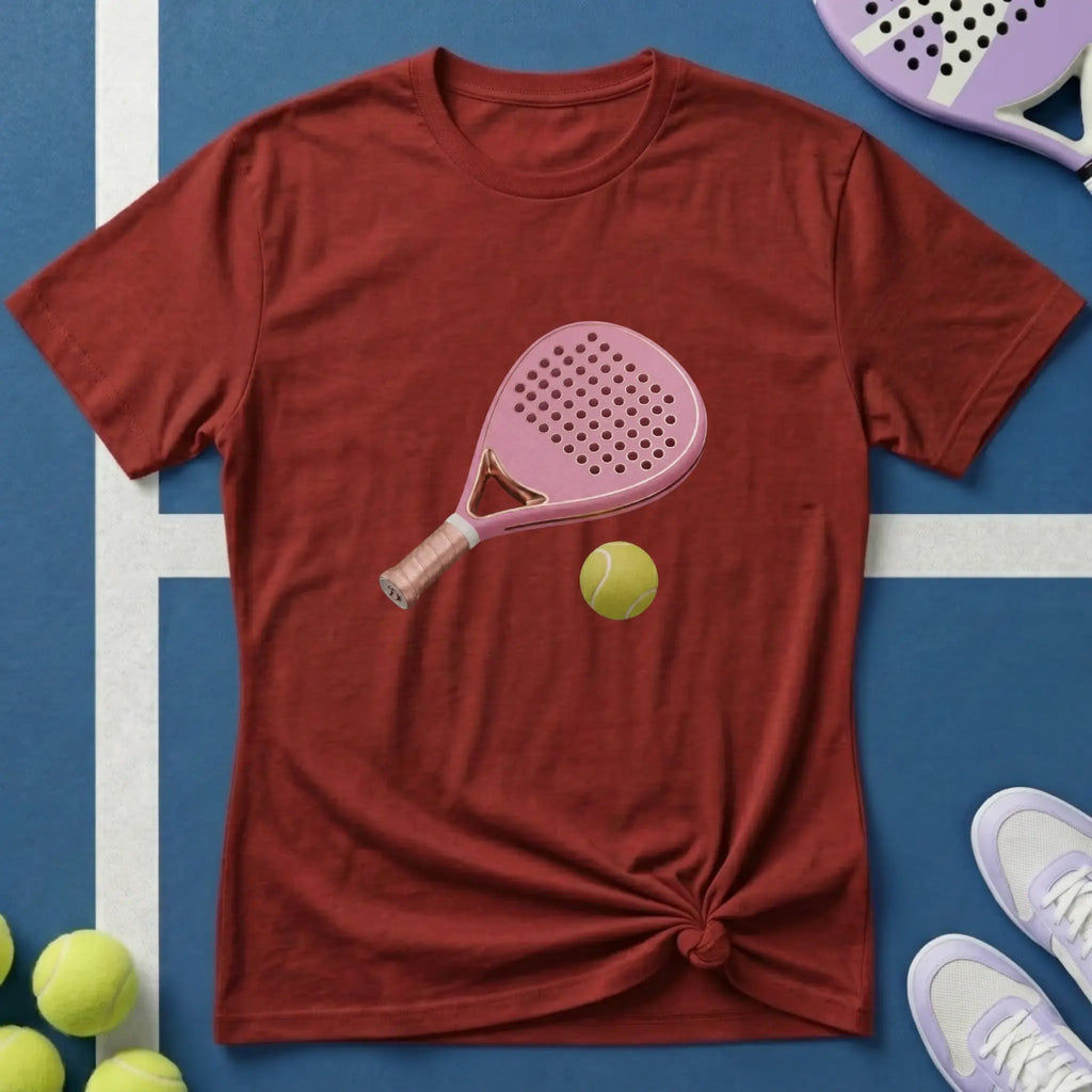 3D Pink Padel T-Shirt