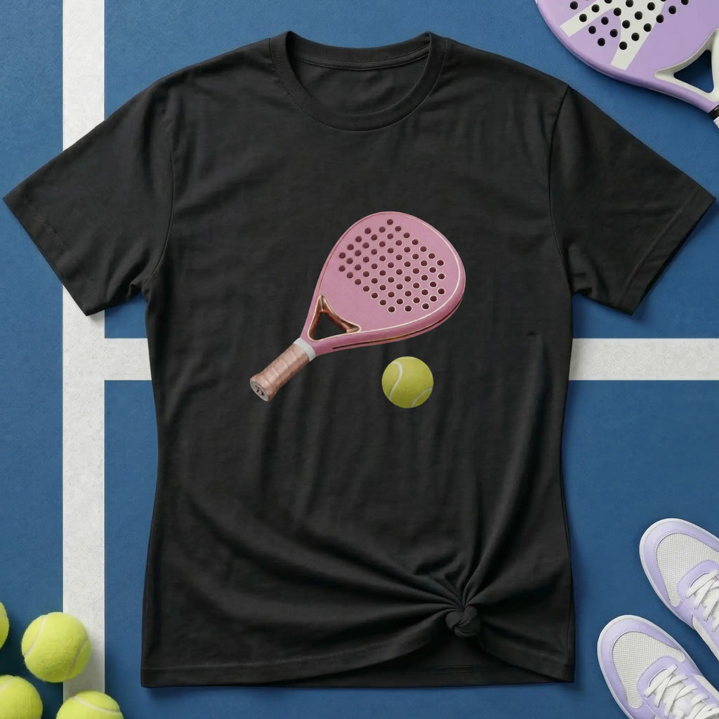 3D Pink Padel T-Shirt