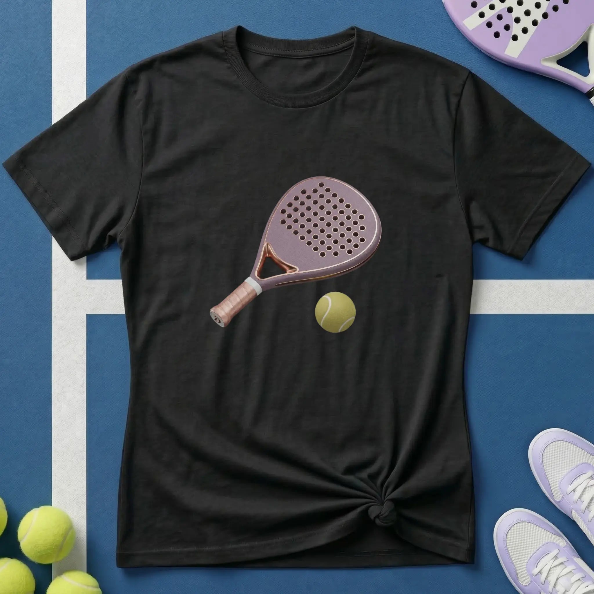 3D Pinkes Padel T-Shirt