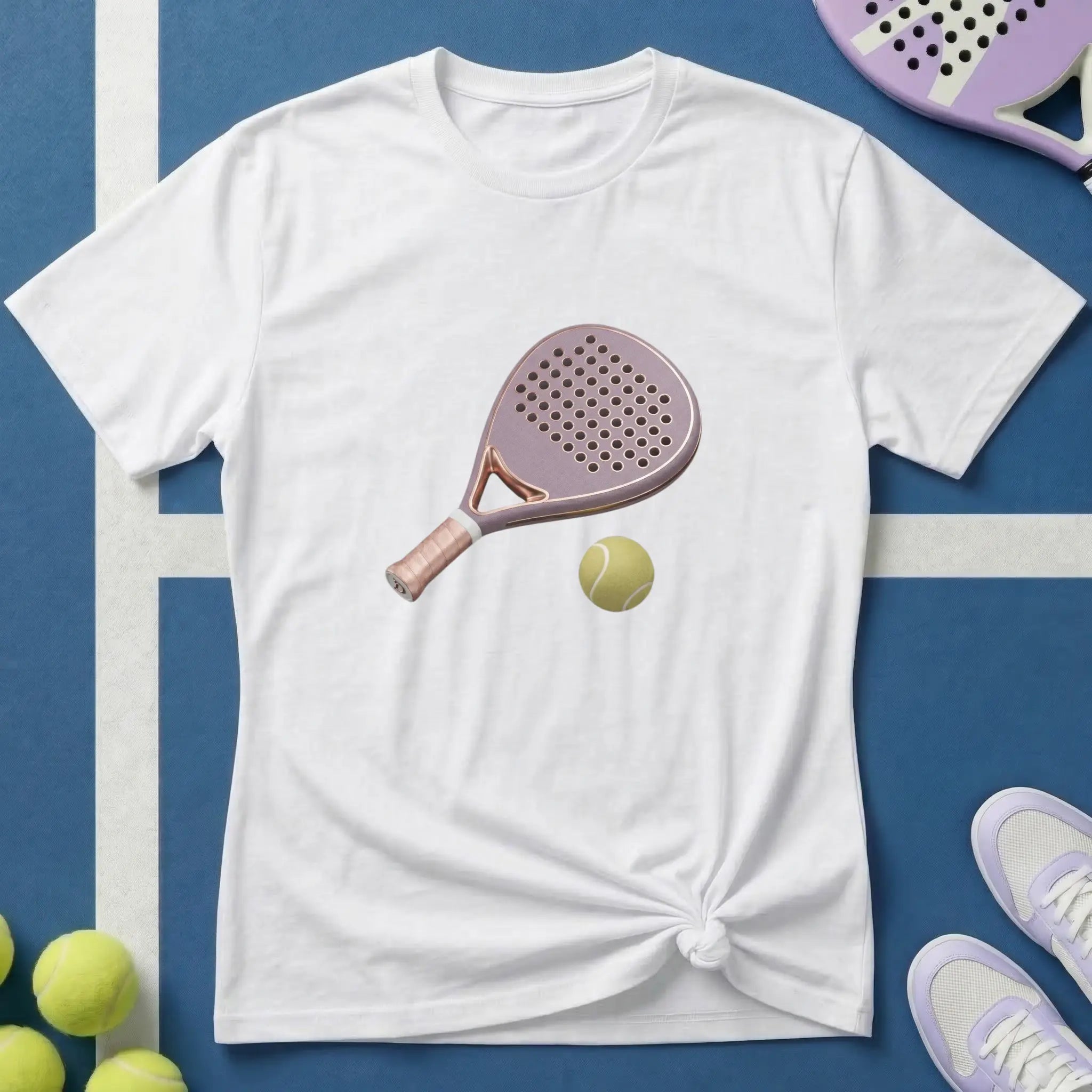 3D Pinkes Padel T-Shirt