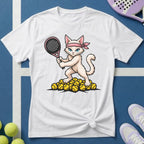 Padel helle Katze T-Shirt